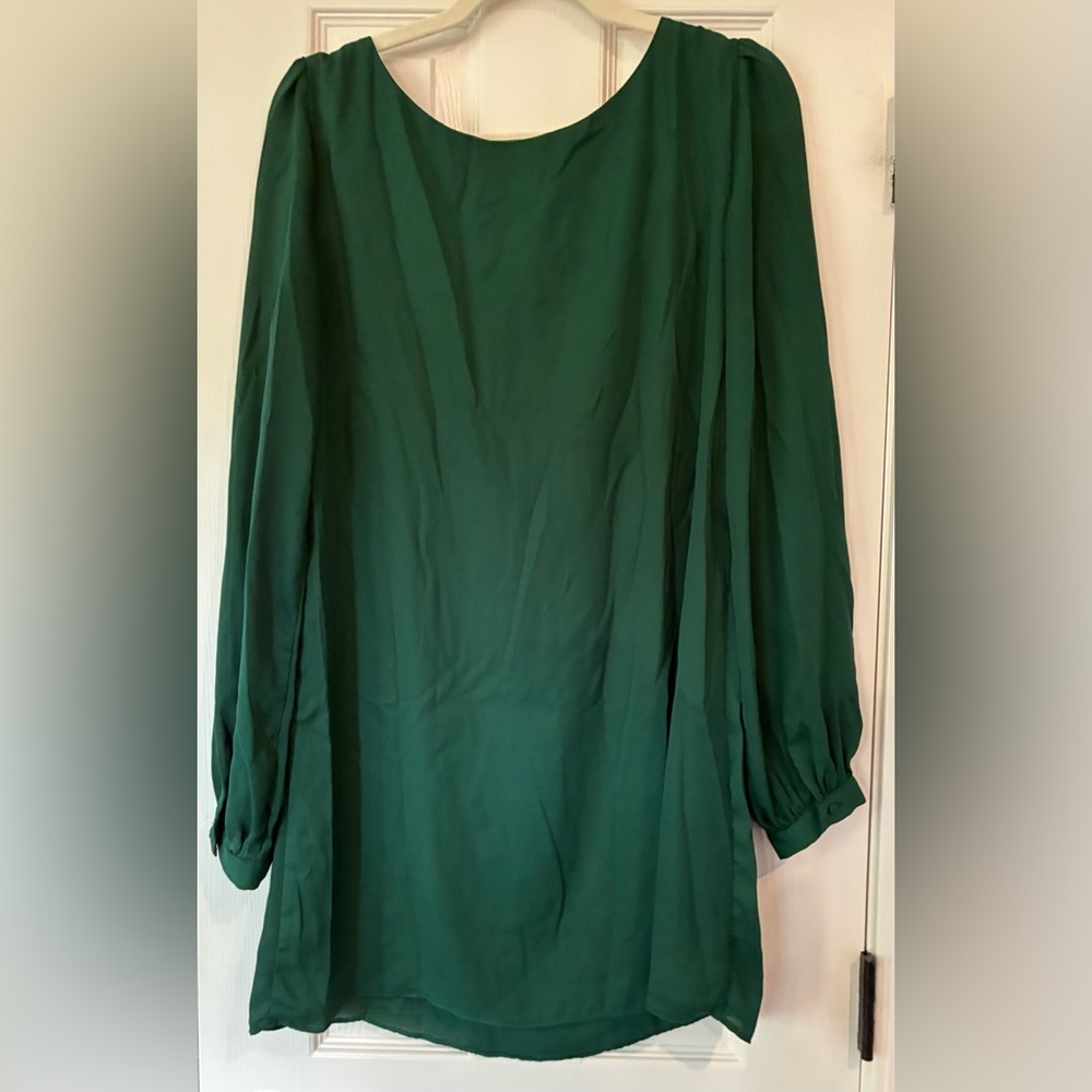 Lulu's Forest Green Dress Size Large